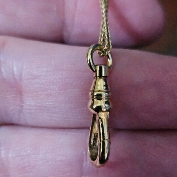 MONICA RICH KOSANN CHANGEABLE INDIVIDUALITY DYO 25"18K GOLD NECKLACE CHAIN HOOK - Picture 4 of 14